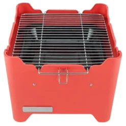 Permasteel Square Portable Charcoal Grill PG-40C10-RD - Red -Garden Furniture Discounts GUEST 501b5c4b fac5 437e 88c3 70ea25f73156
