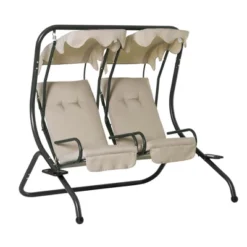 Outsunny Modern 2-Seater Outdoor Patio Swing Chair, Porch Seats With Cup Holder And Removeable Canopy 15 Outsunny Modern 2-Seater Outdoor Patio Swing Chair, Porch Seats With Cup Holder And Removeable Canopy -Garden Furniture Discounts GUEST 51498e30 6fe7 4f12 946b c293541c4437