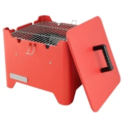Permasteel Square Portable Charcoal Grill PG-40C10-RD - Red -Garden Furniture Discounts GUEST 5249527b 7d7c 49c5 93f9 7450f185fd2f