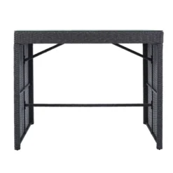 5pc Outdoor Rattan Bar Set With Stools & Cushions- Gray - WELLFOR 30 5pc Outdoor Rattan Bar Set With Stools & Cushions- Gray - WELLFOR -Garden Furniture Discounts GUEST 543dc9d8 7b2b 4411 b901 57717a90ba8e