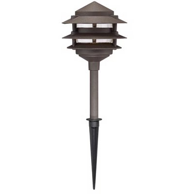 John Timberland Pagoda Complete Outdoor 9-Piece LED Landscape Lighting Set 3 John Timberland Pagoda Complete Outdoor 9-Piece LED Landscape Lighting Set