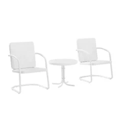 Bates 3pc Outdoor Chair Set - White - Crosley -Garden Furniture Discounts GUEST 568b028b 994f 431f 921c cafe10172829