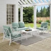 4pc Kaplan Outdoor Steel Conversation Set Mist/White - Crosley 2 4pc Kaplan Outdoor Steel Conversation Set Mist/White - Crosley -Garden Furniture Discounts GUEST 568c42a8 783c 4fe9 a29d 9daed7c62563