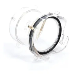 Camco 3.5" Non-Restrictive RV Sewer Hose Connection And Outlet Extender, Clear Plastic Adapter For Waste Tank Removal