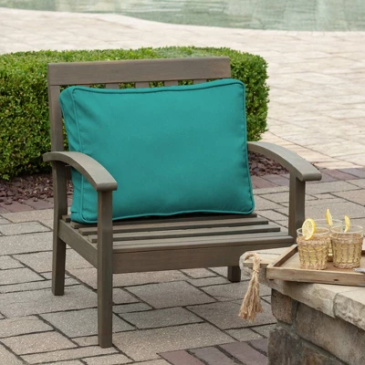 19" X 24" X 8" ProFoam Outdoor Plush Deep Seat Back Cushion Surf Teal - Arden Selections 3 19" X 24" X 8" ProFoam Outdoor Plush Deep Seat Back Cushion Surf Teal - Arden Selections