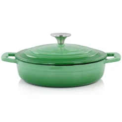 MegaChef 2 Quart Round Enameled Cast Iron Braiser Pan In Green 9 MegaChef 2 Quart Round Enameled Cast Iron Braiser Pan In Green -Garden Furniture Discounts GUEST 5a08eff2 e137 42f4 8235 0b382e0a1bd1