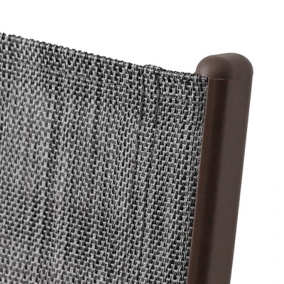 3pc Outdoor Set With Aluminum Adjustable Chaise Lounge & Table Set - Black/Gray - Crestlive Products 9 3pc Outdoor Set With Aluminum Adjustable Chaise Lounge & Table Set - Black/Gray - Crestlive Products - Image 7