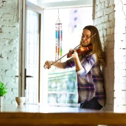 Beachcombers Colorful Glass Painted Sun Catcher Coastal Wind Chime Tropical Decor Ocean Decoration -Garden Furniture Discounts GUEST 5b8512f3 24d8 48a8 808c 0e83927b25ae