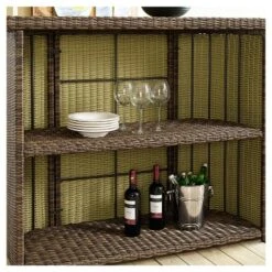 Bradenton Outdoor Wicker Bar - Crosley -Garden Furniture Discounts GUEST 5c52e257 75c2 4ac0 9083 fd37fc1920cd