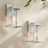 John Timberland Arrington Modern Outdoor Wall Light Fixtures Set Of 2 Silver Metal 13" Clear Glass For Post Exterior Barn Deck House Porch Yard Posts 1 John Timberland Arrington Modern Outdoor Wall Light Fixtures Set Of 2 Silver Metal 13" Clear Glass For Post Exterior Barn Deck House Porch Yard Posts -Garden Furniture Discounts GUEST 5c621933 85e7 4bb1 b308 a9ec4a050782