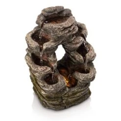 14" Layered Rock Fountain Brown - Alpine Corporation -Garden Furniture Discounts GUEST 5cc0ebe0 28e4 4993 9852 e1b2e773e83c