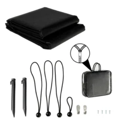 Costway 9' X 7'RV Awning Side Shade Black Mesh Screen Sunshade With Complete Kits 10 Costway 9' X 7'RV Awning Side Shade Black Mesh Screen Sunshade With Complete Kits -Garden Furniture Discounts GUEST 5d1aa3a0 8e0d 4e20 ab0b 01b4c9c894e8