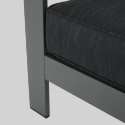 Cape Coral 5pc Aluminum Sofa Set With Cushions - Dark Gray - Christopher Knight Home -Garden Furniture Discounts GUEST 5d218093 68ad 4c4f 9c64 259fe7836649