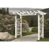 Fairfield Grande 52.25" Vinyl Arbor - White - Vita -Garden Furniture Discounts GUEST 5d5820a8 e8ec 495e b77d a1efe90b24de