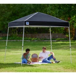 Z-Shade 10 X 10 Foot Angled Leg Outdoor Canopy Tent With A Push Button Locking System And Z-Shade 4 Pack Of Heavy Duty Leg Weight Bags, Black -Garden Furniture Discounts GUEST 60c10870 91e7 48bc 82b9 9dfc0511e81d