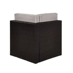 Palm Harbor Outdoor Wicker Corner Chair - Gray - Crosley 12 Palm Harbor Outdoor Wicker Corner Chair - Gray - Crosley -Garden Furniture Discounts GUEST 60db1591 69fa 4b3f 994c 91c047d9c280