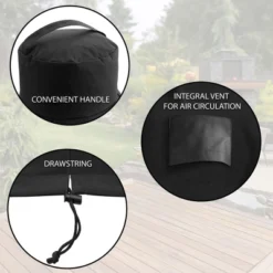 Pure Grill 27-Inch Ceramic Grill Cover For All Large Kamado Charcoal BBQ Grill Brands, Universal Fit Cover - 35" Dia X 45" H -Garden Furniture Discounts GUEST 617e9074 72b6 4a5c ae70 0c8330c28a3c