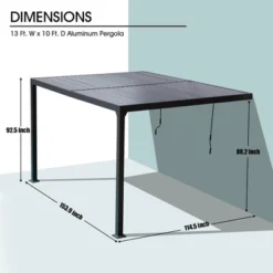 Aoodor Outdoor Louvered Pergola Adjustable Louvered Sloping Roof Wall-Mounted Pergola 15 Aoodor Outdoor Louvered Pergola Adjustable Louvered Sloping Roof Wall-Mounted Pergola -Garden Furniture Discounts GUEST 621028d3 d204 475d 9399 c6dcaa62215f