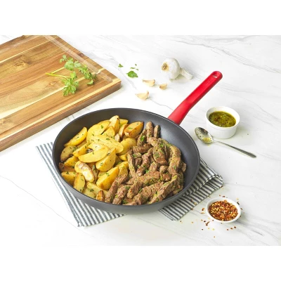 GoodCook ProEase Nonstick 12" Fry Pan Red 6 GoodCook ProEase Nonstick 12" Fry Pan Red - Image 4