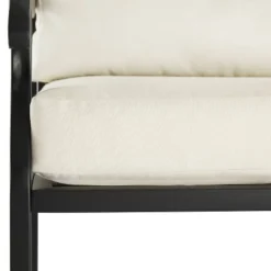 4pc Alistair Outdoor Steel Conversation Set Creme/Matte Black - Crosley -Garden Furniture Discounts GUEST 6466b87e 9f33 469c 95cc 1d7ea7b06e4a