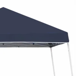 Z-Shade Angled Leg Canopy Tent With Push Button Locking System And 4 Pack Of 5 Pound Plastic Concrete Filled Leg Weight Plates, Navy -Garden Furniture Discounts GUEST 647e05a1 d4d3 4ee6 b0c1 c58a33882249