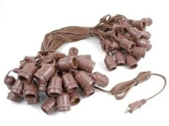 Novelty Lights Edison Outdoor String Lights With 50 Suspended Sockets Brown Wire 100 Feet 11 Novelty Lights Edison Outdoor String Lights With 50 Suspended Sockets Brown Wire 100 Feet -Garden Furniture Discounts GUEST 6722f090 07d8 4be4 adac 7fea49ac5dfe