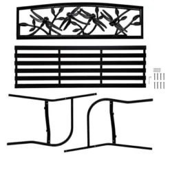 Plow & Hearth Metal Blooming Garden Bench 9 Plow & Hearth Metal Blooming Garden Bench -Garden Furniture Discounts GUEST 674ef215 baf4 4222 a0e4 7e9bd5980d0d