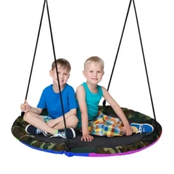 Costway 40'' Flying Saucer Tree Swing For Kids Round Tree Swing For Outdoor -Garden Furniture Discounts GUEST 693aee28 3b94 4800 8c89 214f3c105d3c