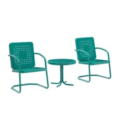 Bates 3pc Outdoor Chair Set - Turquoise - Crosley -Garden Furniture Discounts GUEST 6a72b2fc 5ebb 468a b4ff c6a84187a842