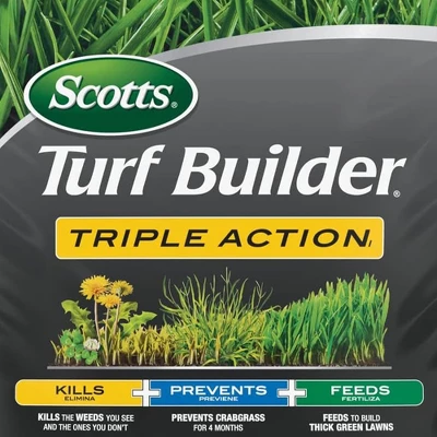 Scotts Turf Builder Southern 3 In 1 Triple Action Weed Destroyer, Lawn Fertilizer, And Feeder Granules For 12,000 Square Feet Landscapes 4 Scotts Turf Builder Southern 3 In 1 Triple Action Weed Destroyer, Lawn Fertilizer, And Feeder Granules For 12,000 Square Feet Landscapes - Image 2