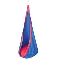 HearthSong HugglePod Original Indoor Or Outdoor Kids' Canvas Hanging Chair With Cushion -Garden Furniture Discounts GUEST 6de7a767 75a0 4dd5 a7c3 d1fcaf5107ef