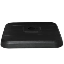 Outsunny 4 Pieces Square Patio Umbrella Base Stand, Outdoor Cantilever Offset Umbrella Weights, 198lb Capacity Water Or 286lb Capacity Sand, Black -Garden Furniture Discounts GUEST 6ef45397 2362 48af a142 861f0ab2474c