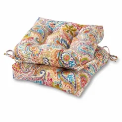 Set Of 2 Painted Paisley Outdoor Seat Cushions - Kensington Garden -Garden Furniture Discounts GUEST 6f715e0a 7a31 4988 817e 0ea0e2493f45