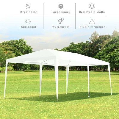 Costway Wedding Tent Canopy Party 10'x20' Heavy Duty Gazebo Cater Event W/Side Walls 8 Costway Wedding Tent Canopy Party 10'x20' Heavy Duty Gazebo Cater Event W/Side Walls - Image 6