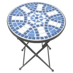 Saint Birch Lori Mosaic Folding Side Table -Garden Furniture Discounts GUEST 7236624d fb5a 471f b342 db0cbd074ce1