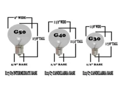 Novelty Lights Globe Outdoor String Lights With 25 In-Line Sockets Brown Wire 25 Feet -Garden Furniture Discounts GUEST 739642e5 c47b 4af2 98ec d8c4f5e9bdbb