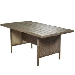 4pc Outdoor Wicker Conversation Set With Cushions - Beige - GODEER -Garden Furniture Discounts GUEST 747e9b75 fe1e 4f9d aa5d 05c99fb281c9