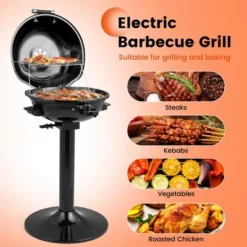 Costway 1600W Electric BBQ Grill With Warming Rack, Temperature Control & Grease Collector -Garden Furniture Discounts GUEST 770eec1a 27db 4348 98d1 d304ce27ae06