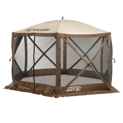 CLAM Quick-Set Escape 11.5' X 11.5' Portable Pop-Up Camping Outdoor Gazebo Screen Tent Canopy Shelter & Carry Bag With 3 Wind & Sun Panels Accessory 4 CLAM Quick-Set Escape 11.5' X 11.5' Portable Pop-Up Camping Outdoor Gazebo Screen Tent Canopy Shelter & Carry Bag With 3 Wind & Sun Panels Accessory - Image 2