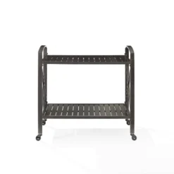 Kaplan Outdoor Steel Bar Cart Bronze - Crosley -Garden Furniture Discounts GUEST 78a534ba bb9e 4984 9b2b c61fba6a1efb