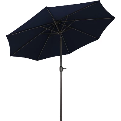 Sunnydaze Decor Sunnydaze Outdoor Aluminum Solution-Dyed Sunbrella Patio Umbrella With Auto Tilt And Crank - 9' 9 Sunnydaze Decor Sunnydaze Outdoor Aluminum Solution-Dyed Sunbrella Patio Umbrella With Auto Tilt And Crank - 9' - Image 7