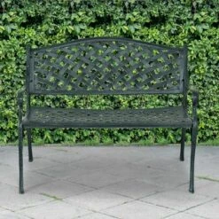 Costway 40'' Outdoor Antique Garden Bench Aluminum Frame Seats Chair Patio Garden Furni 13 Costway 40'' Outdoor Antique Garden Bench Aluminum Frame Seats Chair Patio Garden Furni -Garden Furniture Discounts GUEST 7a7b6c45 4086 4b39 bce2 0147848301fc