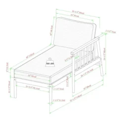 Saracina Home 4pc Modern Boho Eucalyptus Spindle Outdoor Sectional Set 17 Saracina Home 4pc Modern Boho Eucalyptus Spindle Outdoor Sectional Set -Garden Furniture Discounts GUEST 7cb4746b ff48 4e8b a789 30747e99823b