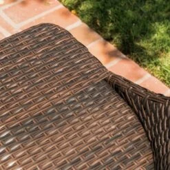 Delphi 2pk Wicker Dining Chairs - Brown - Christopher Knight Home -Garden Furniture Discounts GUEST 7ce9786e 2f83 4a56 aeb3 7fb3a43712f2