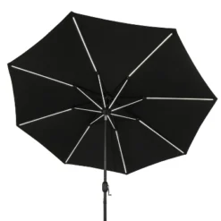 11' X 11' Calypso II Market Patio Umbrella With Solar LED Strip Lights Black - Island Umbrella 20 11' X 11' Calypso II Market Patio Umbrella With Solar LED Strip Lights Black - Island Umbrella -Garden Furniture Discounts GUEST 7d134e23 a333 4f00 9fab 20cff1754314