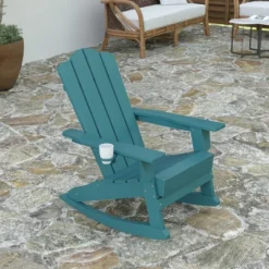 Merrick Lane Adirondack Chair With Cup Holder And Pull Out Ottoman, All-Weather HDPE Indoor/Outdoor Chair 16 Merrick Lane Adirondack Chair With Cup Holder And Pull Out Ottoman, All-Weather HDPE Indoor/Outdoor Chair -Garden Furniture Discounts GUEST 813dd45f b4f3 472d a76f 970318cb7a1f