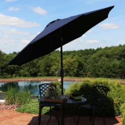 Sunnydaze Decor Sunnydaze Outdoor Aluminum Solution-Dyed Sunbrella Patio Umbrella With Auto Tilt And Crank - 9' 15 Sunnydaze Decor Sunnydaze Outdoor Aluminum Solution-Dyed Sunbrella Patio Umbrella With Auto Tilt And Crank - 9' -Garden Furniture Discounts GUEST 814faa2c 96a9 49f9 aa1c fc5c0238f6ef