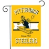 Briarwood Lane Retro Pittsburgh Steelers Garden Flag NFL Double-Sided 12.5"x18" -Garden Furniture Discounts GUEST 824c0689 6b98 4649 9f24 ce9352fd7cc9