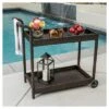 Savona Wicker Outdoor Serving Cart - Brown - Christopher Knight Home 1 Savona Wicker Outdoor Serving Cart - Brown - Christopher Knight Home -Garden Furniture Discounts GUEST 8280506e 35e0 4fed a62f 353791043cc9