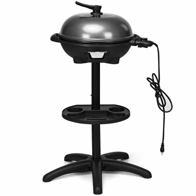 Costway Electric BBQ Grill 1350W Non-stick 4 Temperature Setting Outdoor Garden Camping 11 Costway Electric BBQ Grill 1350W Non-stick 4 Temperature Setting Outdoor Garden Camping - Image 9